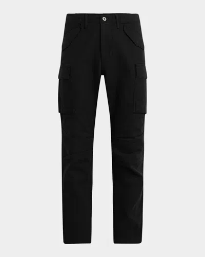 Joe's Jeans Men's Montgomery Straight-leg Cargo Pants In Black
