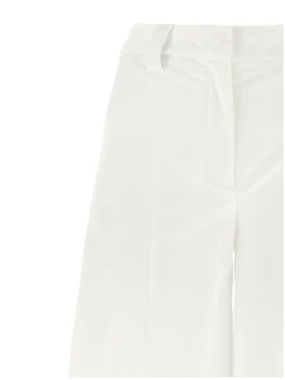 The Latest Thelatest Wide White Billie Trousers In White