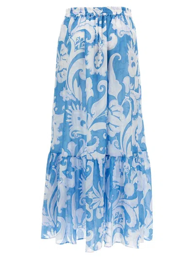 Etro Floral Skirt In Multi