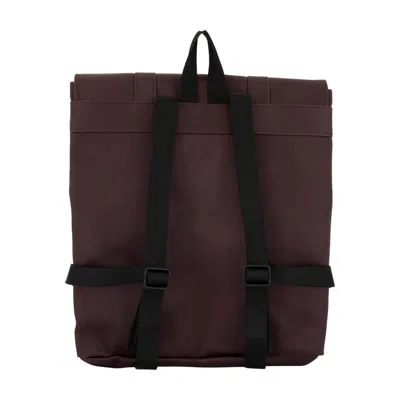 Rains Msn Bag Mini W3 Backpack In Burgundy