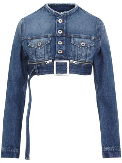 Jean Paul Gaultier Denim Jacket In Blue