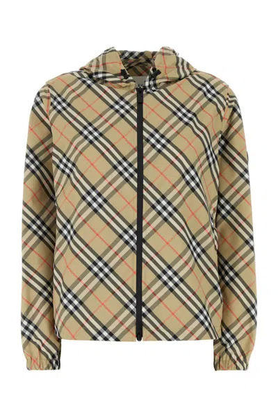 Burberry Women's Embroidered Polyester Jacket In Multi