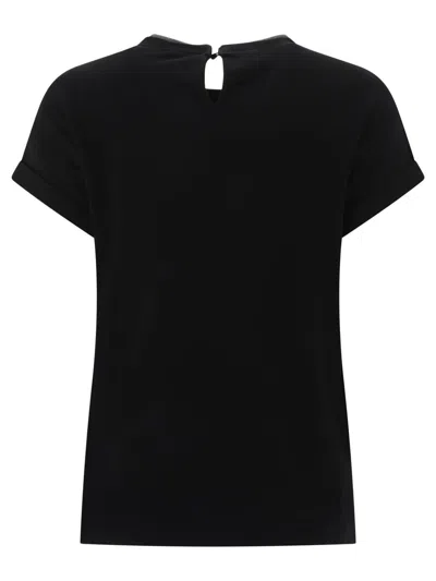 Brunello Cucinelli Cotton T-shirt In Black