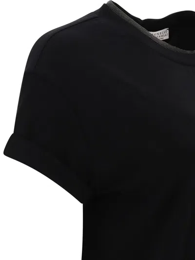 Brunello Cucinelli Cotton T-shirt In Black