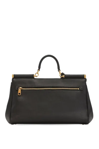 Dolce & Gabbana Medium Sicily Handbag Handbags Black In Black