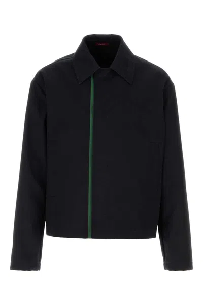 Gucci Cotton Canvas Overshirt In Blue