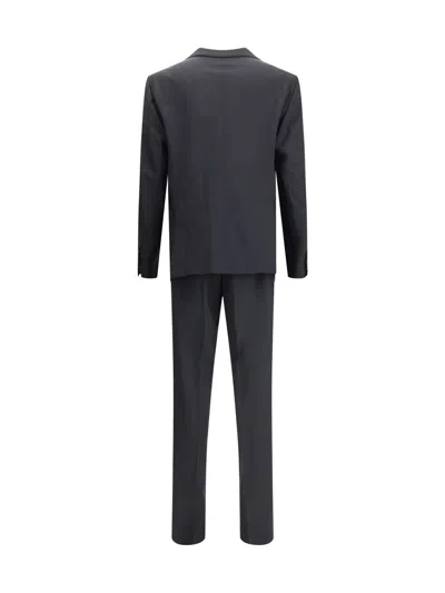 Dsquared2 Black Fleece Wool Two-piece Suit
