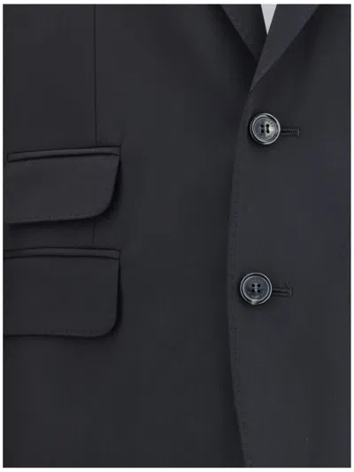 Dsquared2 Black Fleece Wool Two-piece Suit