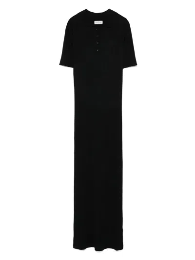 Le Kasha Dress With Short Sleeves Clothing In Black