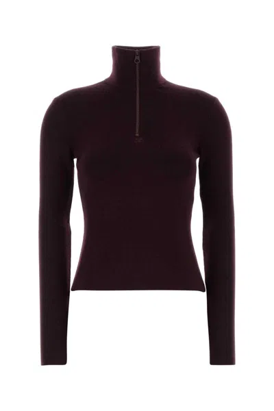Courrèges Courreges Grape Wool Sweater In Purple