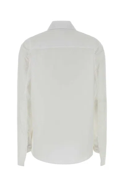 Courrèges Courreges White Poplin Shirt In White
