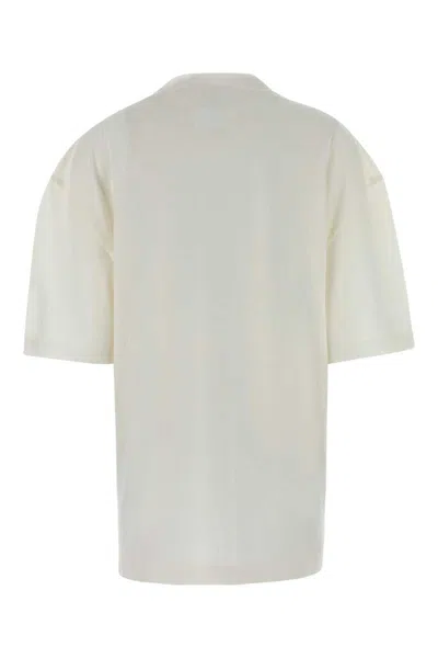 Maison Margiela White Cotton Oversize T-shirt In White
