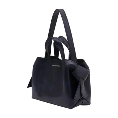 Acne Studios Musubi Logo Printed Midi Tote Bag In Blue