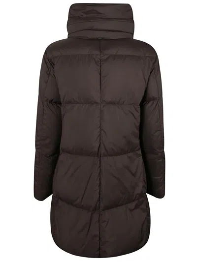 Herno A-shape Down Jacket In Ecoage Clothing In Brown