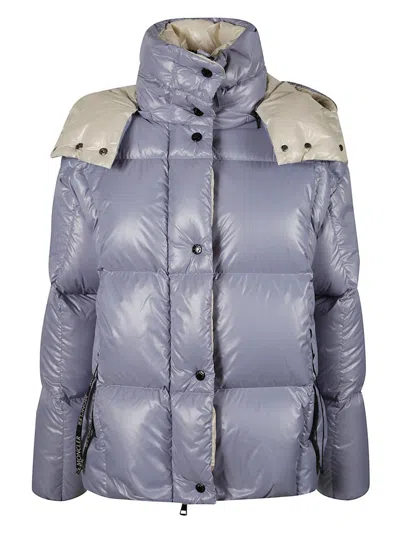 Moncler Padded Quilted Jacket And Hood In Multi