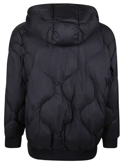 Pinko Puffer Jacket With Quilted Pattern In Black