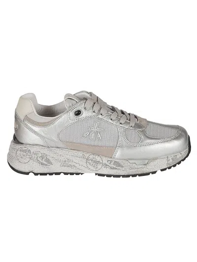 Premiata Mase-d Silver Sneakers In Multi