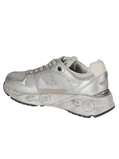 Premiata Mase-d Silver Sneakers In Multi