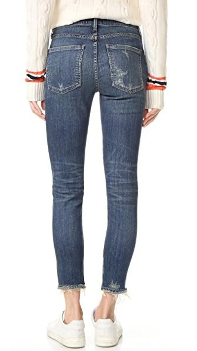 Shop Agolde Sophie High Rise Skinny Crop Jeans In Santa Fe