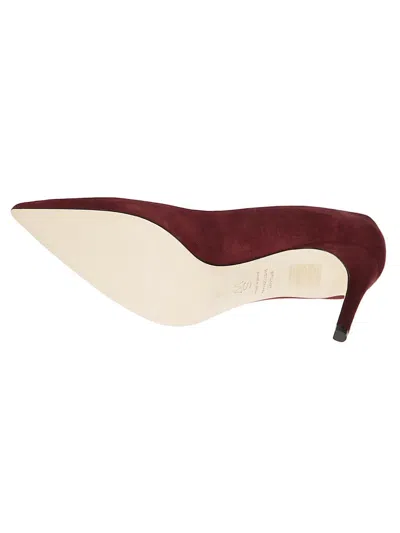 Stuart Weitzman 85mm Pointed-toe Heeled Pumps In Red