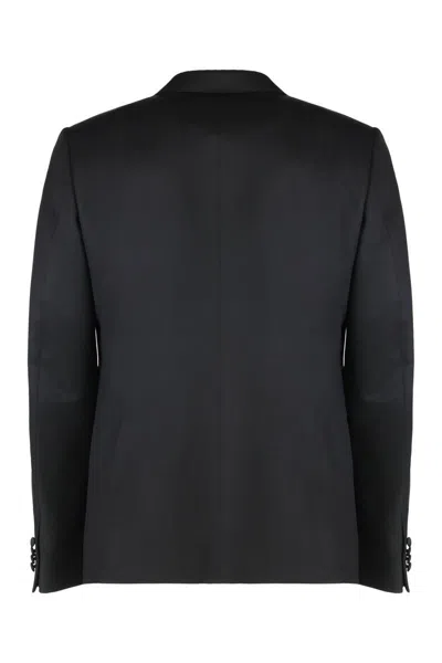 Zegna Single-breasted Tailored Suit In Black