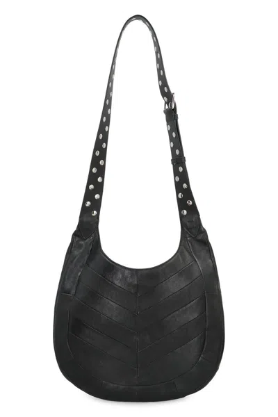Valentino Hoboho Small Shoulder Bag With Studded Strap In Black