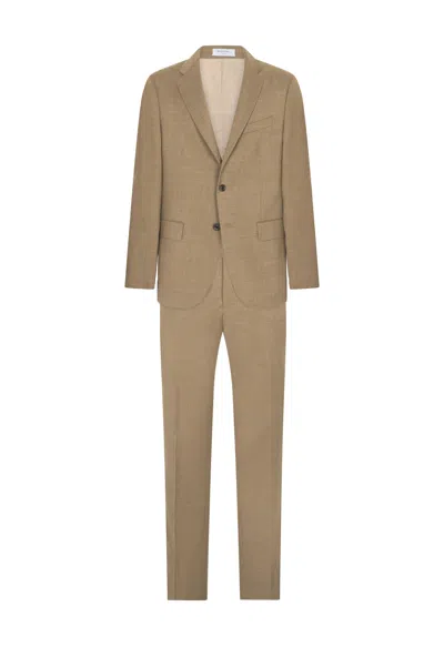 Boglioli Wool Milano Suit In Brown