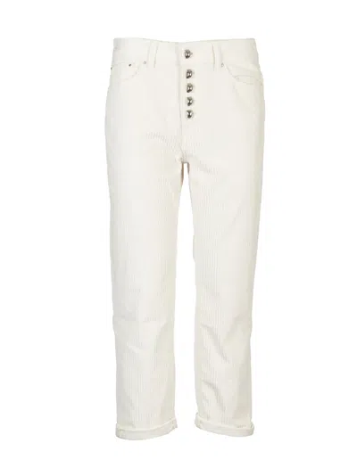 Dondup Buttoned Trousers In Neutral