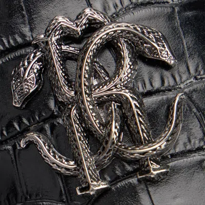 Roberto Cavalli - Male Shoes Black 44 In Black