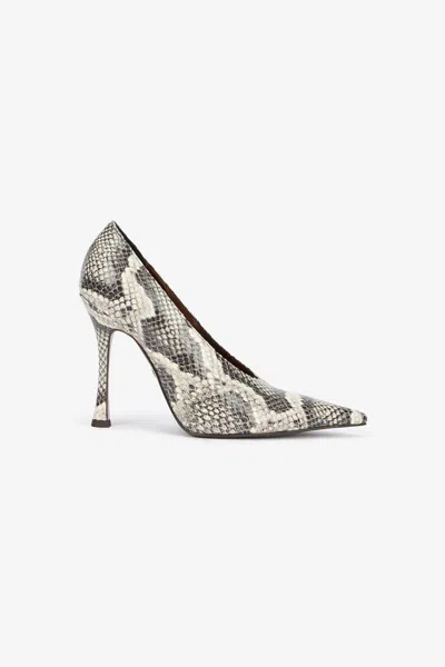 Roberto Cavalli Pumps With Python Print In Animal Print