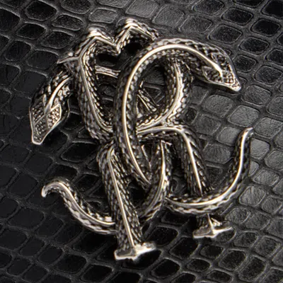 Roberto Cavalli - Male Shoes Black 45 In Black