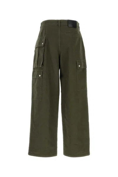 Loewe Cargo Trousers Utility Multiple Pockets In Green