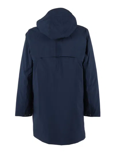 K-way Thomal Bonded Padded Down Jacket In Blue