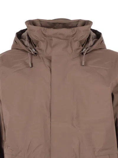 K-way Thomal Padded Jacket In Brown