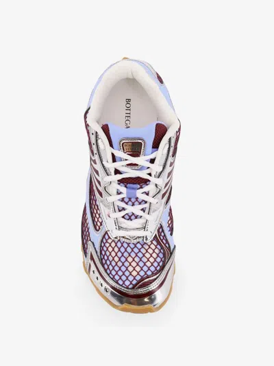 Bottega Veneta Men's Orbit Technical Fishnet Sneakers In Gray