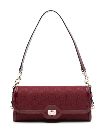Gucci "luce" Shoulder Bag Small In Red