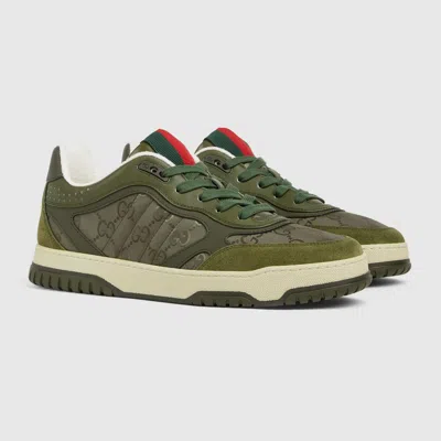 Gucci Re-web Gg Canvas Sneakers In Animal Print