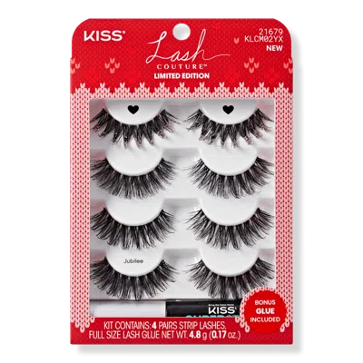 Kiss Lash Couture Holiday False Lashes - Jubilee In Transparent