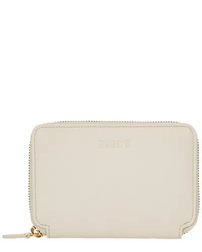 Bric's Gondola Verbena Zip-around Medium Wallet In White