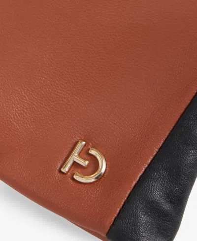 Cole Haan Women's Leather Tech Gloves In Brown