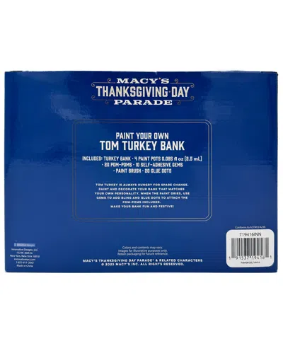 Macy's Thanksgiving Day Parade Paint Your Own Tom Turkey Bank Set In Brown