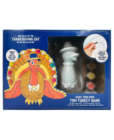 Macy's Thanksgiving Day Parade Paint Your Own Tom Turkey Bank Set In Brown