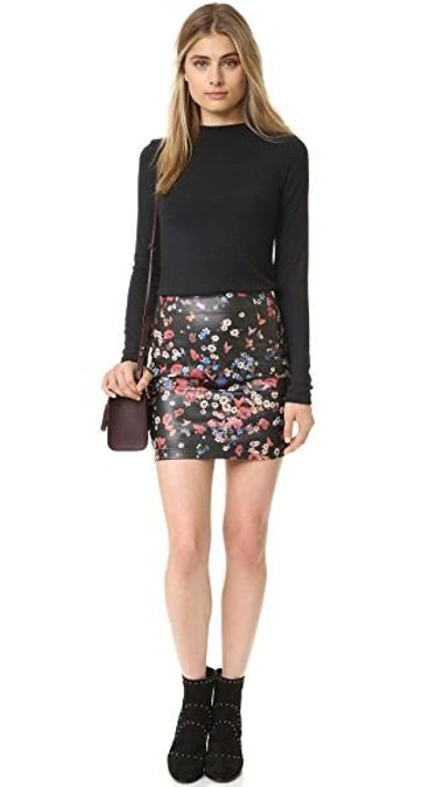 Shop Alice And Olivia Genova Fitted Sweater In Black