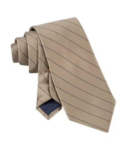 Tommy Hilfiger Men's Hallie Pin Stripe Tie In Brown