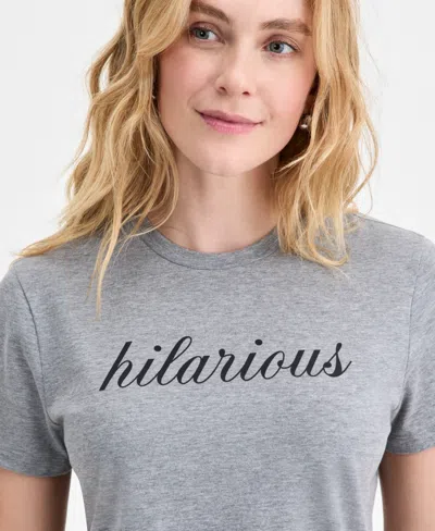 On 34th Women's Long-sleeve Eyelash Dot Cardigan Sweater, Macy's Exclusive In Gray