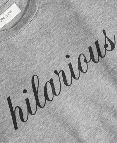 On 34th Women's Long-sleeve Eyelash Dot Cardigan Sweater, Macy's Exclusive In Gray