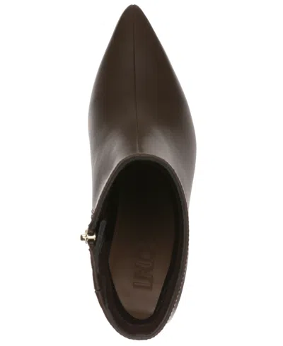 Inc International Concepts Women's Malenee Stiletto Heel Ankle Booties, Macy's Exclusive In Brown