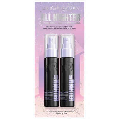 Urban Decay Mini All Nighter Setting Spray Travel Duo Holiday Gift Set In Transparent