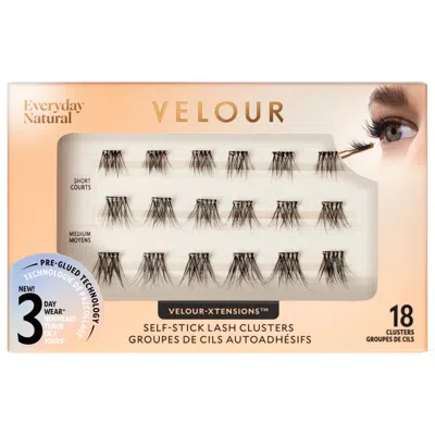 Velour Lashes Velour-xtension Self-stick Lash Clusters Everyday Natural In Multi