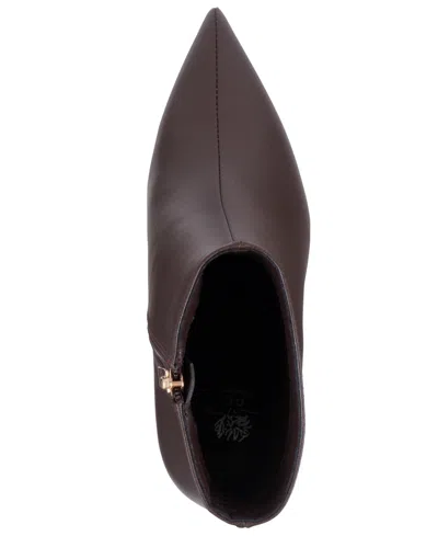 Gc Shoes Women's Maren Block Heel Dress Booties In Brown